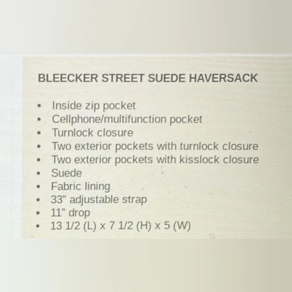 Htf Coach Bleecker Street Haversack Orange Leather 13776! Rare! - Picture 12 of 12